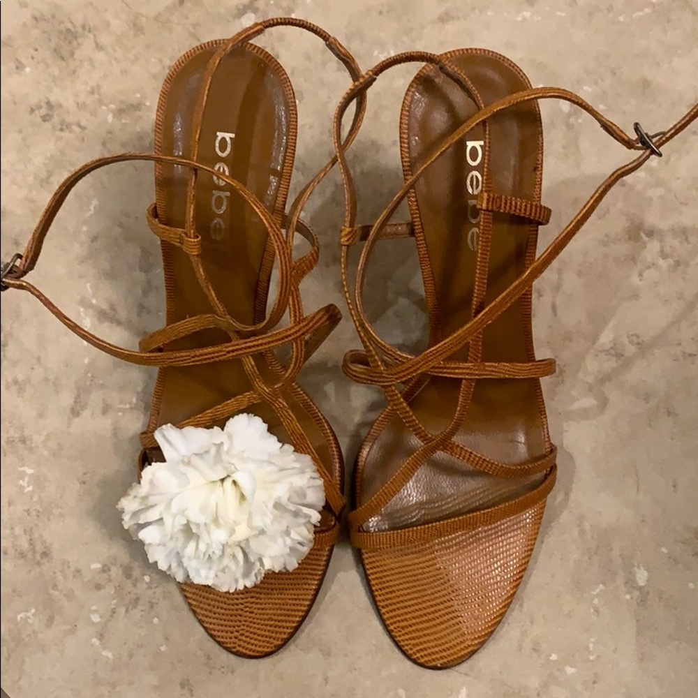 Bebe strapped heels